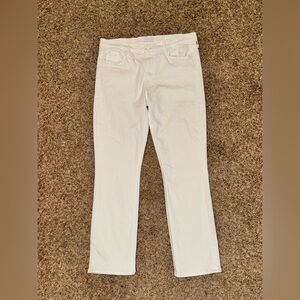 Mother the Mid Rise Dazzler Ankle Jean